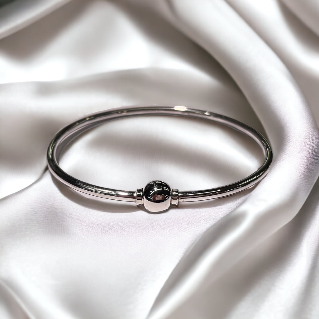 Sterling Silver Single Ball Bracelet