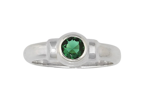 Sterling Silver Cape Cod Birthstone Ring (May)
