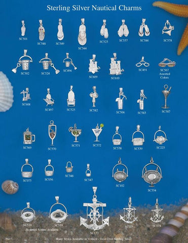 Sterling Silver Nautical Charms 
