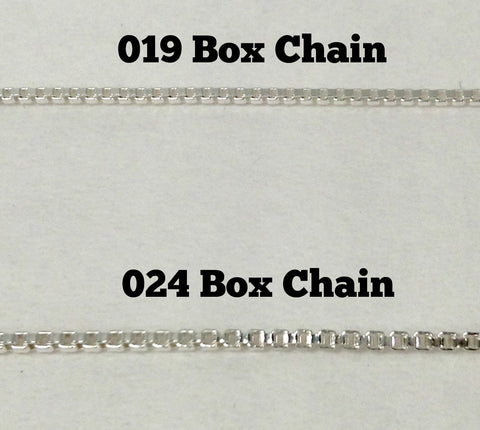 Sterling Silver Box Chain 019