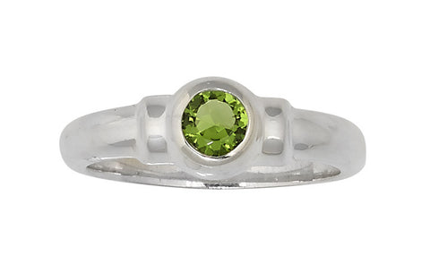 Sterling Silver Cape Cod Birthstone Ring (August)