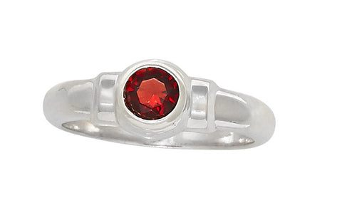 Sterling Silver Cape Cod Birthstone Ring (January)