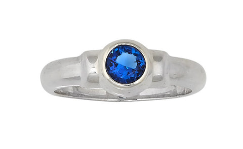 Sterling Silver Cape Cod Birthstone Ring (September)